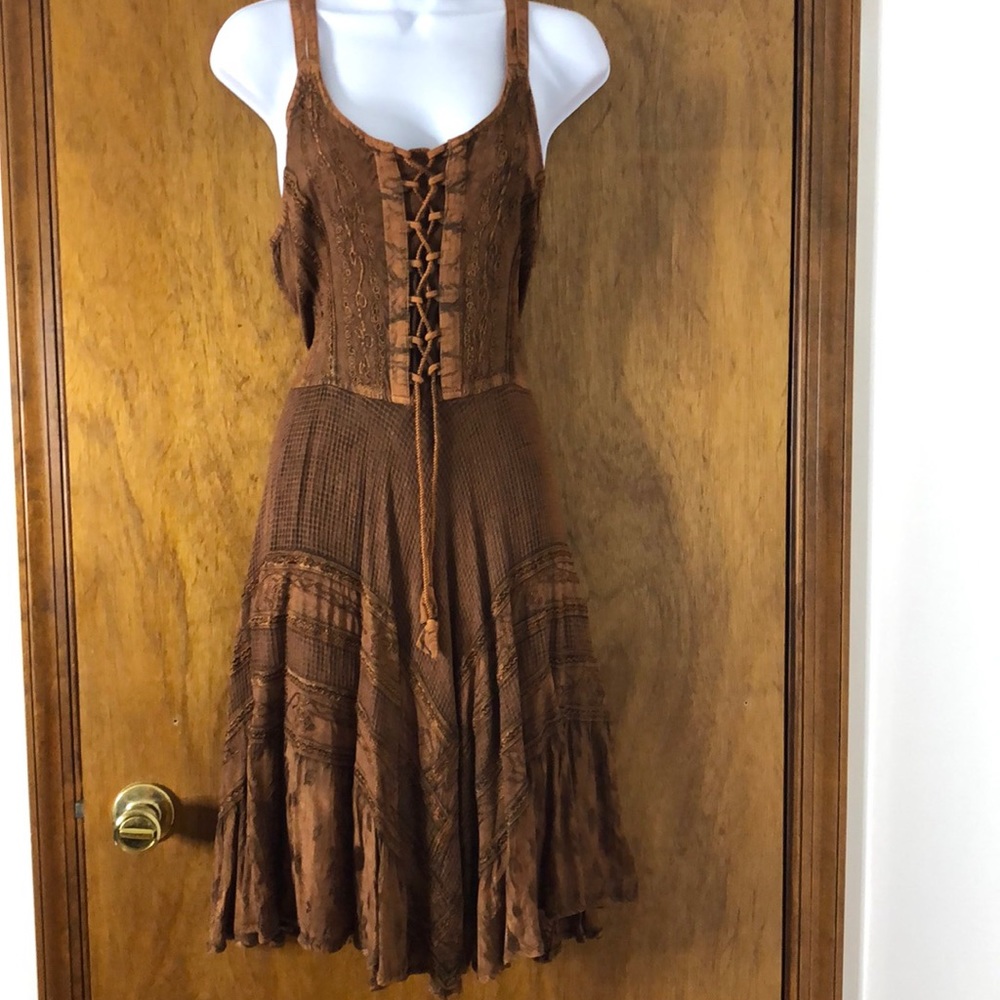 Beautiful light brown dress